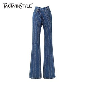 Low Waisted Flare Jeans
